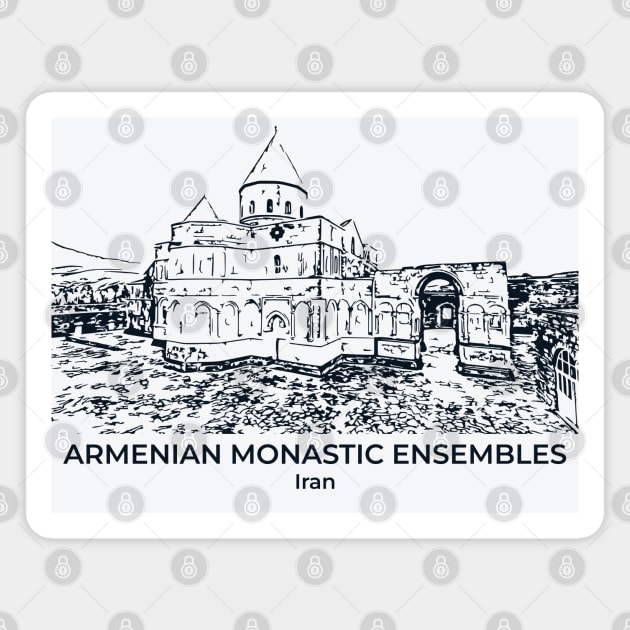 Armenian Monastic Ensembles - Iran Magnet by Lakeric